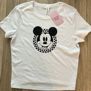 Disney Mickey Mouse Checkered Baby Tee